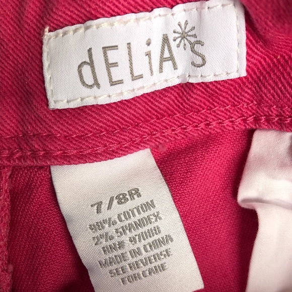 dELiA’s Taylor Styled Pink Straight Jeans - Picture 7 of 8